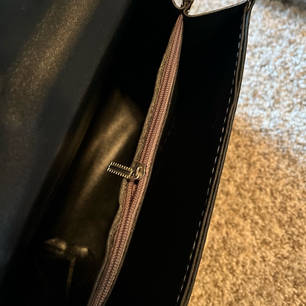 White and Green Hand bag